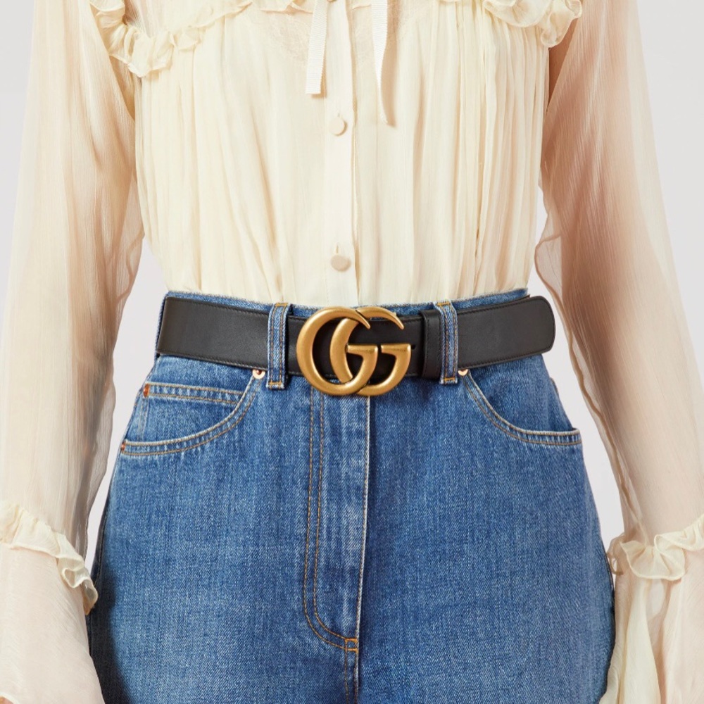 Leather Gucci Belt